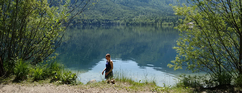 Badeplatzerl Offensee (Foto: Hans Schilcher) Baden im Offensee