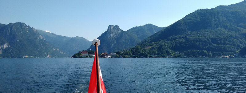 Ausflugsboot am Traunsee (Foto: Hans Schilcher) Traunseeschifffahrt